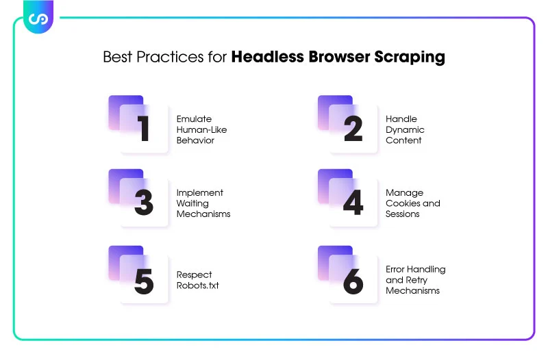 Best Practices for Headless Browser Scraping