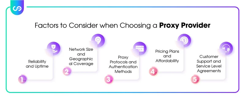 Factors to Consider when Choosing a Proxy Provider